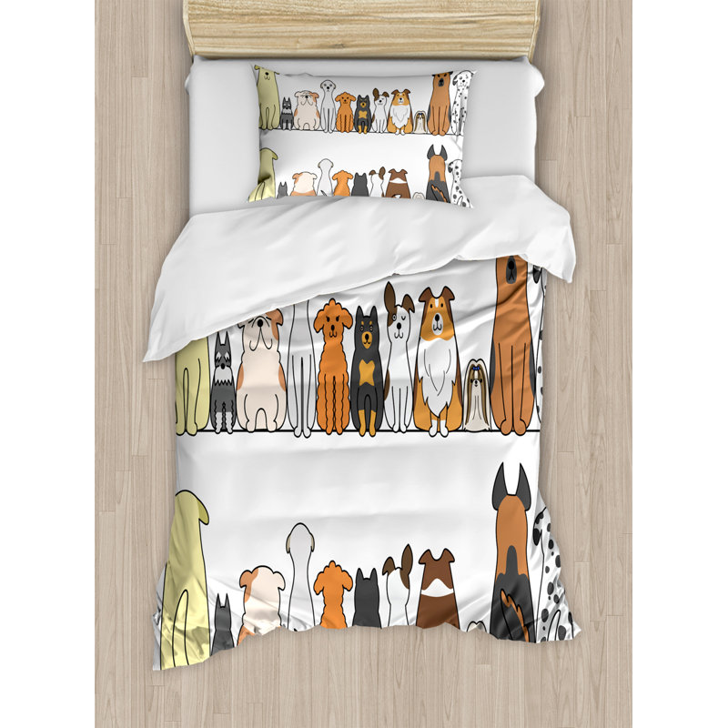 East Urban Home Dog Duvet Cover Set Wayfair